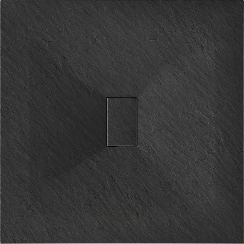 Mexen Hugo brodzik kwadratowy SMC 100 x 100 cm, czarny - 42701010