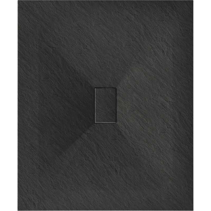Mexen Hugo brodzik prostokątny SMC 110 x 100 cm, czarny - 42701011