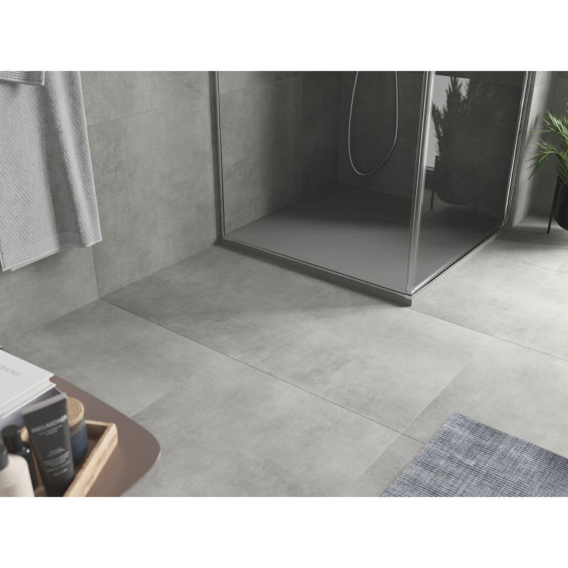 Mexen Hugo brodzik kwadratowy SMC 80 x 80 cm, szary - 42618080