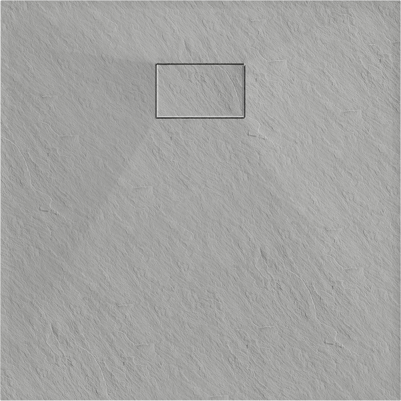 Mexen Hugo brodzik kwadratowy SMC 80 x 80 cm, szary - 42618080