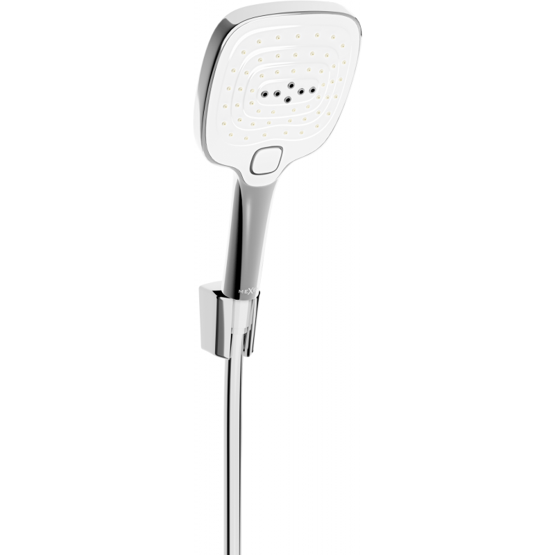 Mexen R-17 zestaw prysznicowy punktowy, chrom/biały - 785175052-02