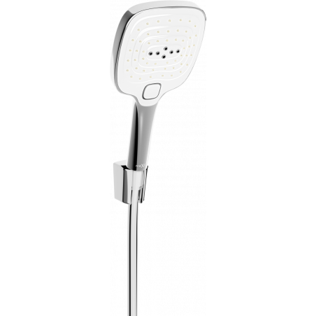 Mexen R-17 zestaw prysznicowy punktowy, chrom/biały - 785175052-02