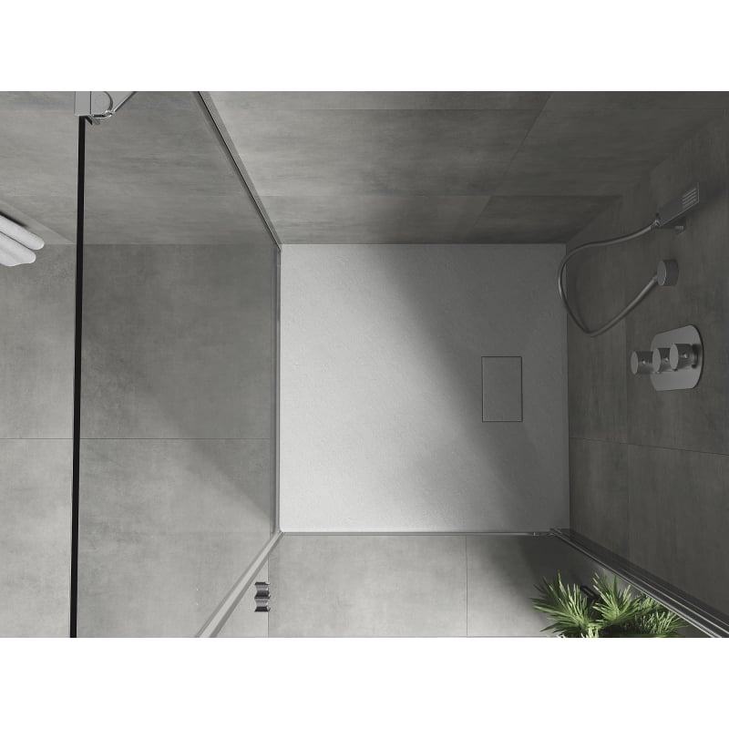 Mexen Hugo brodzik kwadratowy SMC 90 x 90 cm, biały - 42109090