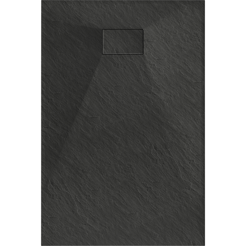 Mexen Hugo brodzik prostokątny SMC 110 x 70 cm, czarny - 42707011