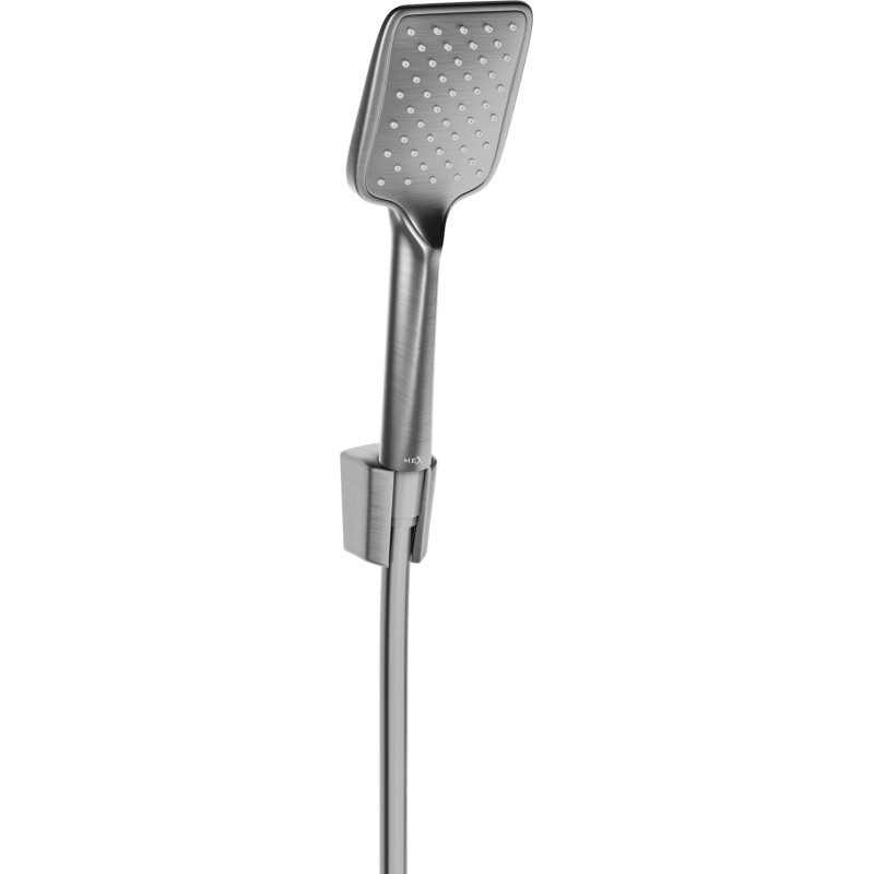 Mexen R-62 zestaw prysznicowy punktowy, gun gray szczotkowany - 785625052-66