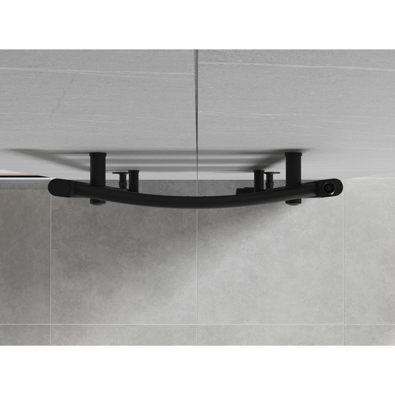 Mexen Ares grzejnik łazienkowy 900 x 500 mm, 372 W, czarny - W102-0900-500-00-70