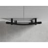 Mexen Ares grzejnik łazienkowy 900 x 500 mm, 372 W, czarny - W102-0900-500-00-70