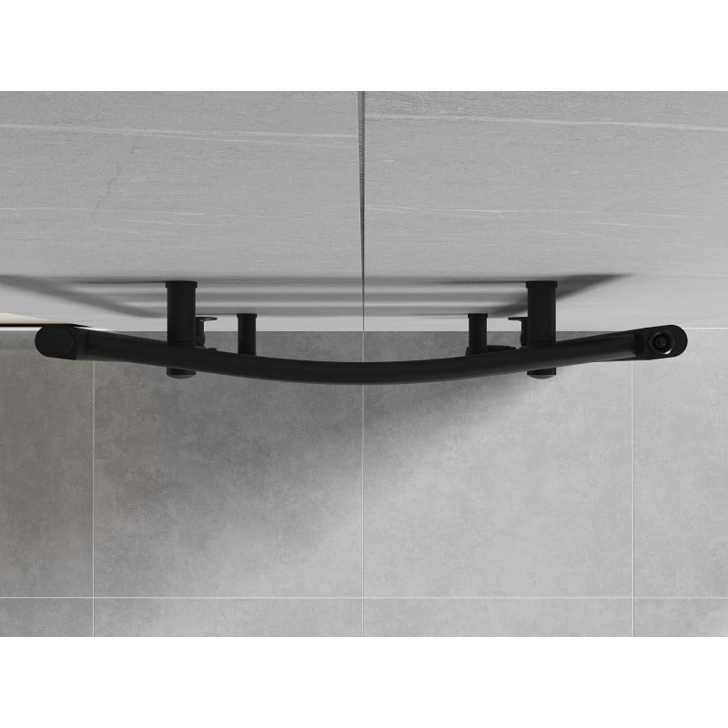 Mexen Ares grzejnik łazienkowy 900 x 600 mm, 433 W, czarny - W102-0900-600-00-70