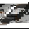 Mexen Ares grzejnik łazienkowy 900 x 600 mm, 433 W, czarny - W102-0900-600-00-70