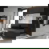 Mexen Ares grzejnik łazienkowy 900 x 600 mm, 433 W, czarny - W102-0900-600-00-70