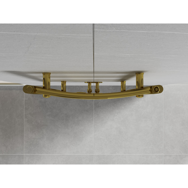 Mexen Ares grzejnik łazienkowy 1200 x 500 mm, 420 W, złoty - W102-1200-500-00-50