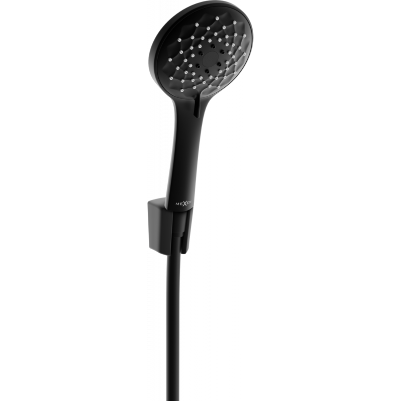 Mexen R-74 zestaw prysznicowy punktowy, czarny - 785745052-70
