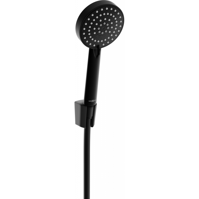 Mexen R-75 zestaw prysznicowy punktowy, czarny - 785755052-70