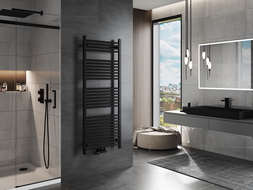 Mexen Mars grzejnik łazienkowy 1500 x 600 mm, 729 W, czarny - W110-1500-600-00-70