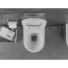 Mexen Lena miska wc Rimless z deską wolnoopadającą slim, duroplast, biała/srebrna - 30224004