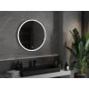 Mexen Gobi lustro łazienkowe podświetlane, okrągłe 80 cm, LED 6000K, antypara - 9801-080-080-611-00