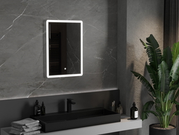 Mexen Navia lustro łazienkowe podświetlane 50 x 70 cm, LED 6000K, antypara - 9803-050-070-611-00