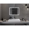 Mexen Navia lustro łazienkowe podświetlane 80 x 60 cm, LED 6000K, antypara - 9803-080-060-611-00