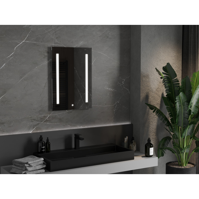 Mexen Remi lustro łazienkowe podświetlane 50 x 70 cm, LED 6000K, antypara - 9804-050-070-611-00