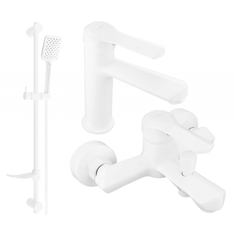 Mexen Sabre DF62 zestaw wannowy, biały - 72103DF62-20