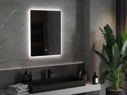 Mexen Sun lustro łazienkowe podświetlane 60 x 80 cm, LED 6000K, antypara - 9807-060-080-611-00