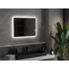 Mexen Sun lustro łazienkowe podświetlane 80 x 60 cm, LED 6000K, antypara - 9807-080-060-611-00