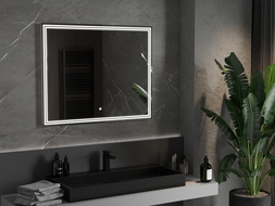 Mexen Taco lustro łazienkowe podświetlane 100 x 80 cm, LED 6000K, antypara - 9805-100-080-611-00