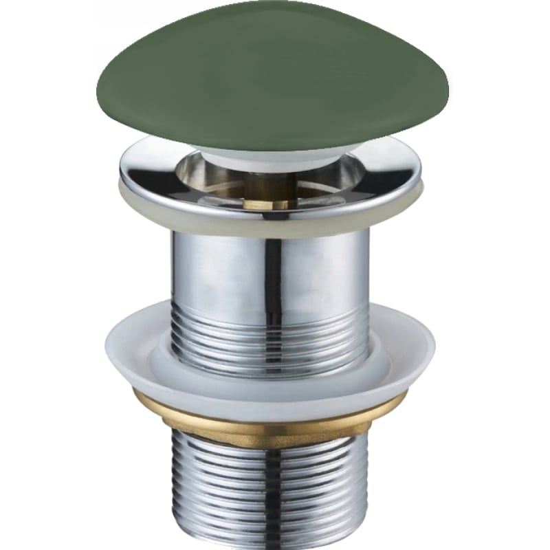 Mexen korek klik-klak okrągły, khaki ceramiczny mat - 79910-43