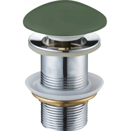 Mexen korek klik-klak okrągły, khaki ceramiczny mat - 79910-43