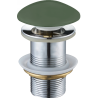 Mexen korek klik-klak okrągły, khaki ceramiczny mat - 79910-43