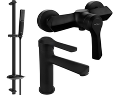 Mexen Sabre DB72 zestaw prysznicowy, czarny - 72104DB72-70