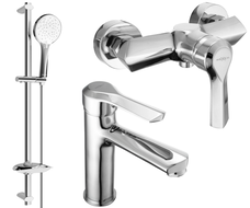 Mexen Sabre DB74 zestaw prysznicowy, chrom - 72104DB74-00