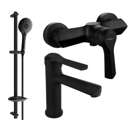 Mexen Sabre DB74 zestaw prysznicowy, czarny - 72104DB74-70