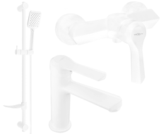 Mexen Sabre DF62 zestaw prysznicowy, biały - 72104DF62-20