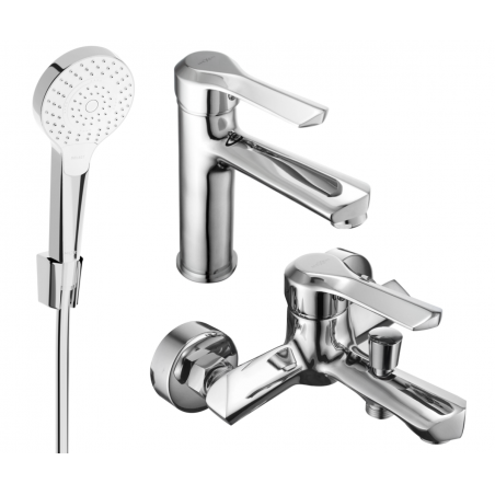 Mexen Sabre R05 zestaw wannowy, chrom - 72103R05-00