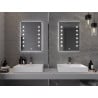 Mexen Ner lustro łazienkowe podświetlane 50 x 70 cm, LED 6000K, antypara - 9809-050-070-611-00