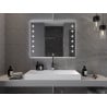 Mexen Ner lustro łazienkowe podświetlane 100 x 80 cm, LED 6000K, antypara - 9809-100-080-611-00