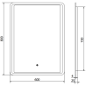 Mexen Zusa lustro łazienkowe podświetlane 60 x 80 cm, LED 6000K, antypara - 9808-060-080-611-00
