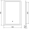 Mexen Zusa lustro łazienkowe podświetlane 50 x 70 cm, LED 6000K, antypara - 9808-050-070-611-00