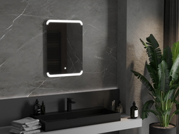 Mexen Nida lustro łazienkowe podświetlane 50 x 70 cm, LED 6000K, antypara - 9806-050-070-611-00