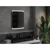 Mexen Nida lustro łazienkowe podświetlane 60 x 80 cm, LED 6000K, antypara - 9806-060-080-611-00