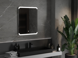 Mexen Nida lustro łazienkowe podświetlane 60 x 80 cm, LED 6000K, antypara - 9806-060-080-611-00