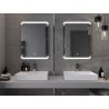 Mexen Nida lustro łazienkowe podświetlane 60 x 80 cm, LED 6000K, antypara - 9806-060-080-611-00