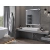 Mexen Nida lustro łazienkowe podświetlane 100 x 100 cm, LED 6000K, antypara - 9806-100-100-611-00