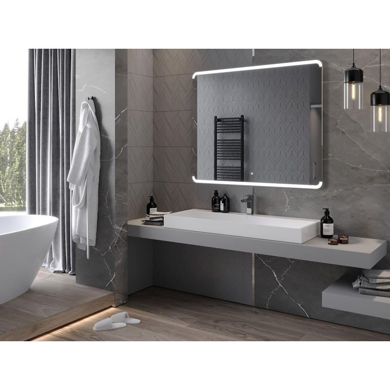 Mexen Nida lustro łazienkowe podświetlane 120 x 100 cm, LED 6000K, antypara - 9806-120-100-611-00