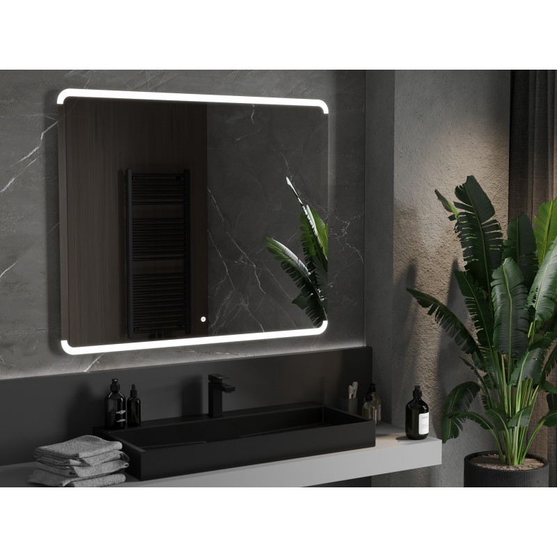 Mexen Nida lustro łazienkowe podświetlane 120 x 100 cm, LED 6000K, antypara - 9806-120-100-611-00