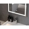 Mexen Onyx lustro łazienkowe podświetlane z lusterkiem kosmetycznym 60 x 80 cm, LED 6000K, antypara - 9813-060-080-611-00