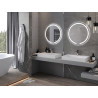 Mexen Rose lustro łazienkowe podświetlane, okrągłe 70 cm, LED 6000K, antypara - 9810-070-070-611-00