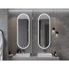 Mexen Bono lustro łazienkowe podświetlane 55 x 155 cm, LED 6000K, antypara - 9816-055-155-611-00