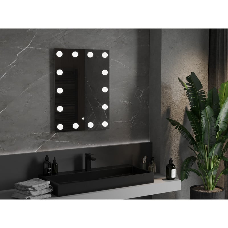 Mexen Dona lustro łazienkowe podświetlane 60 x 80 cm, LED 6000K, antypara - 9818-060-080-611-00
